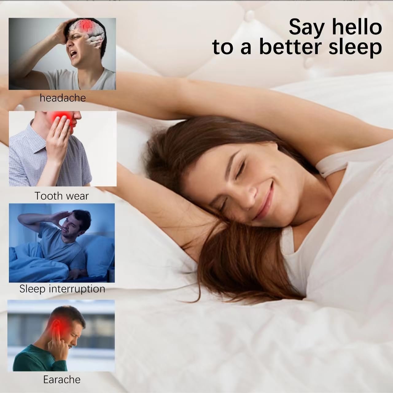 Устройство против храпа 2 шт. Силиконовый для сна, фото №7