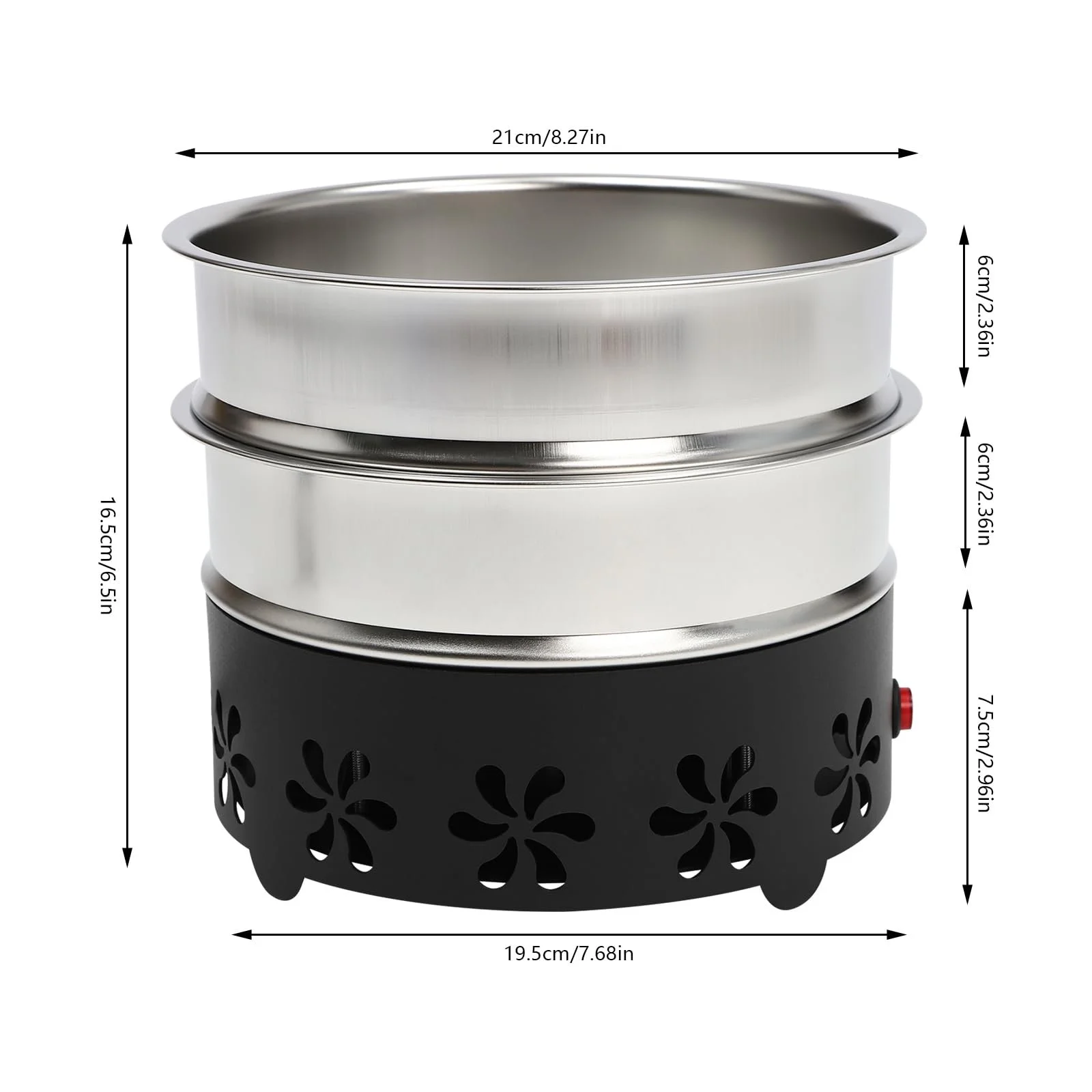 Кофемолка электрическая Машина для охлаждения кофейных зерен с сеткой из нержавеющей стали 304, два слоя, вместимость 0,6 кг (110-220В), фото №8