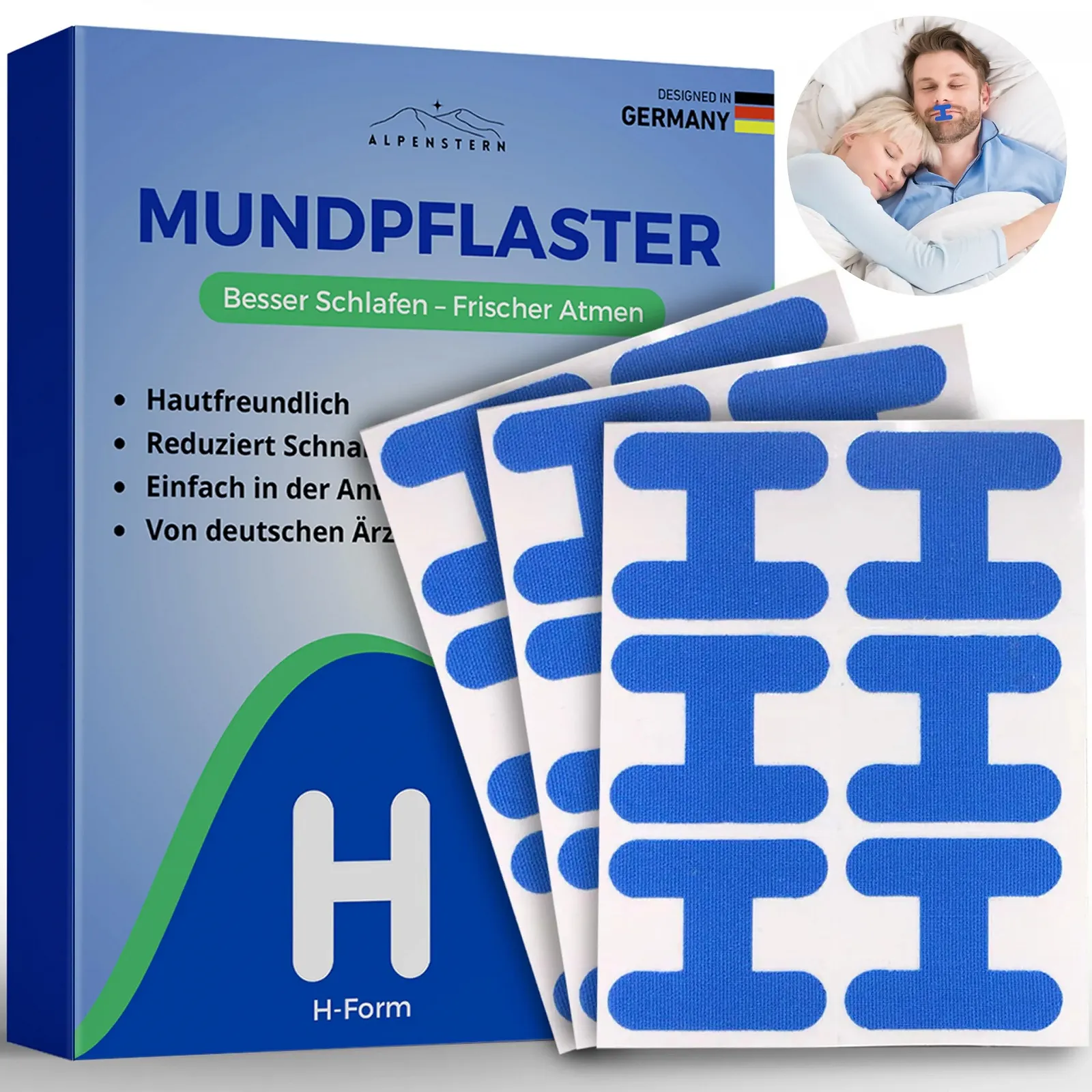 Пластыри для сна, 66 шт., лента для рта для сна., фото №1 Пластыри для сна, 66 шт., лента для рта для сна., фото №1