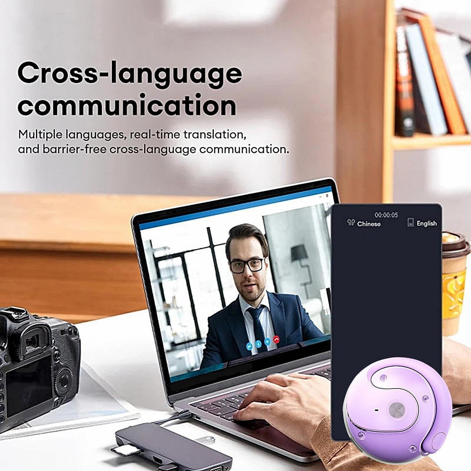 Навушники-перекладачі Фіолетовий, фото №6