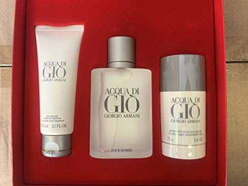 Парфуми Giorgio Armani Acqua di Gio Pour Homme Eau De Toilette Набір 100 мл + 75 мл Дезодорант-стік + 75 мл Бальзам після гоління, фото №1