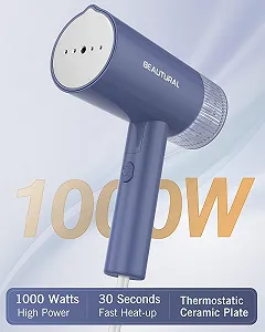 Ручной отпариватель BEAUTURAL складной 1000 Вт 150 мл synthetic.ua - Фото 1