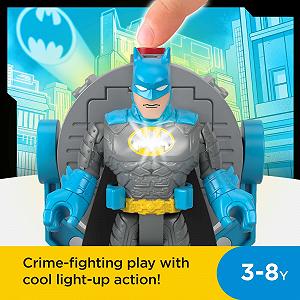 Фігурки IMAGINEXT DC Super Friends Bat-Tech Bat-Signal Мультипак Бетмен, Загадочник, Жінка-кішка та Пінгвін synthetic.ua - Фото 1