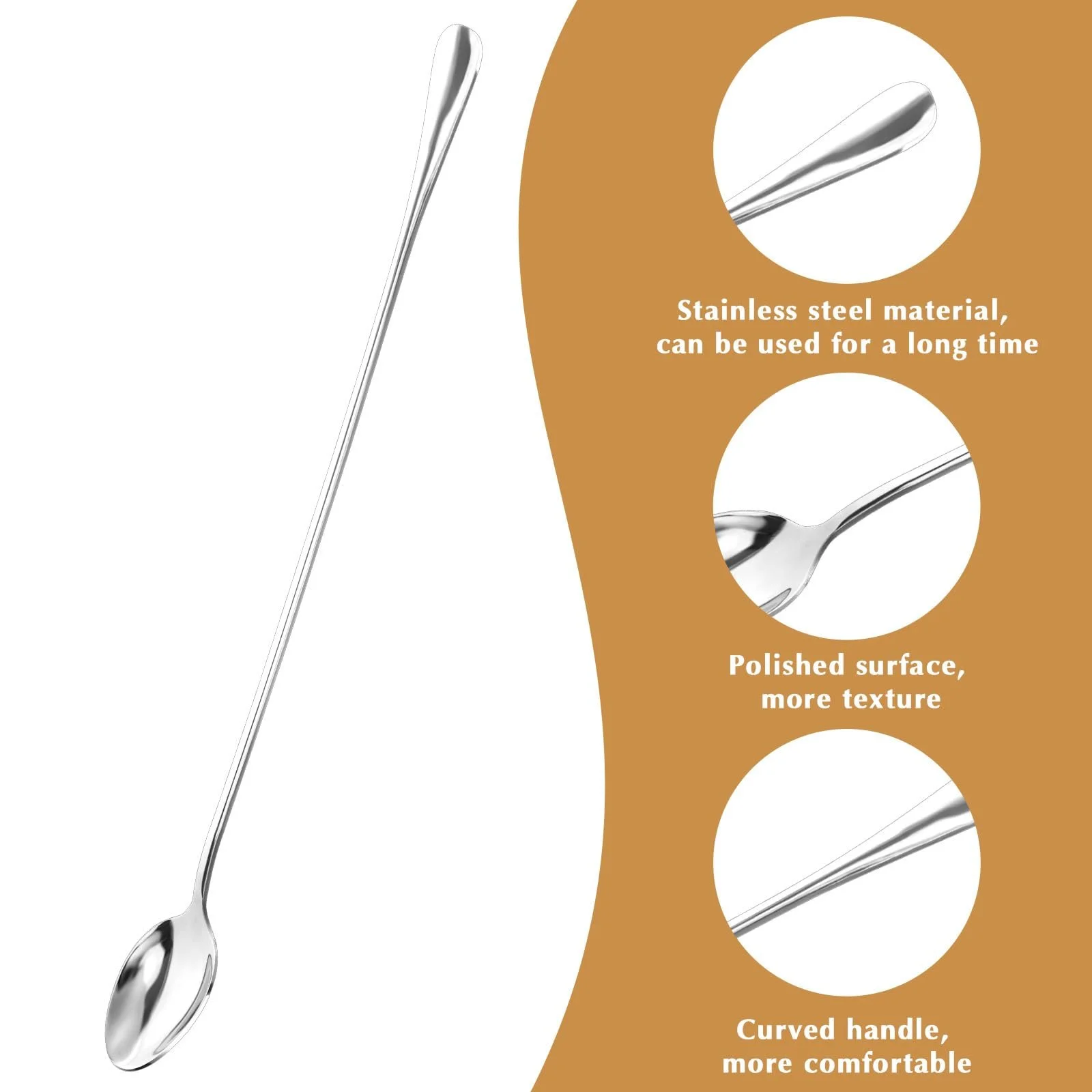 Набор из 2 барных ложек, фото №3