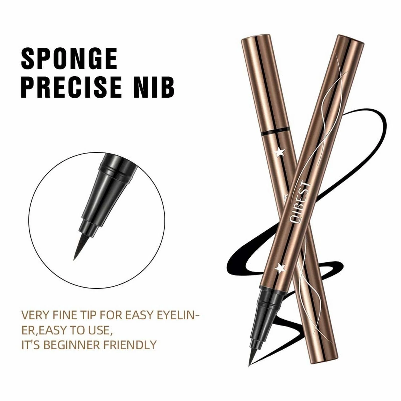 Подводка для глаз Жидкая Ultrafeiner Pinsel Set 4 мл B, фото №3 Подводка для глаз Жидкая Ultrafeiner Pinsel Set 4 мл B, фото №3