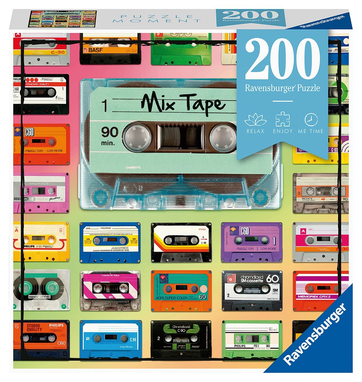 Пазл Ravensburger Puzzle Moment 12962 Mix Tape 200 элементов от 8 лет, фото №4 Пазл Ravensburger Puzzle Moment 12962 Mix Tape 200 элементов от 8 лет, фото №4