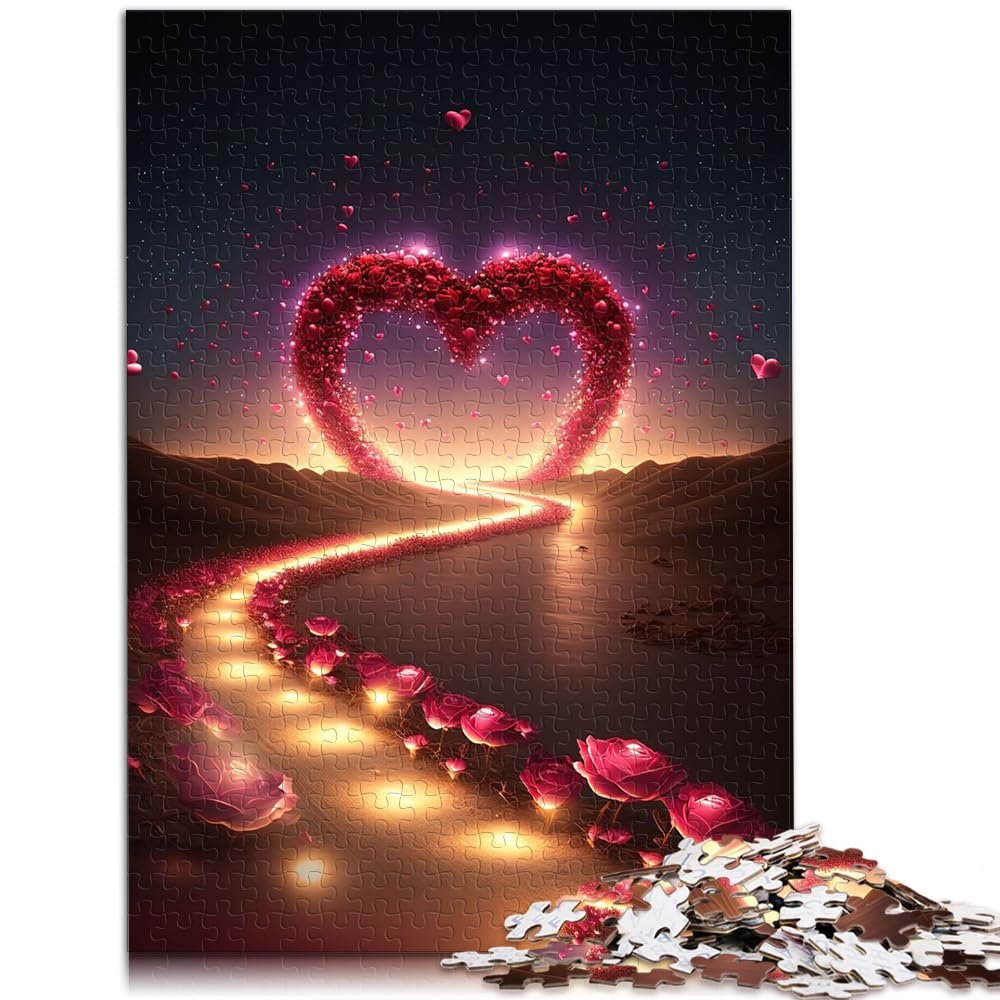 Пазл Серце на пляжі 1000 деталей картонний 26 x 38 см, фото №1