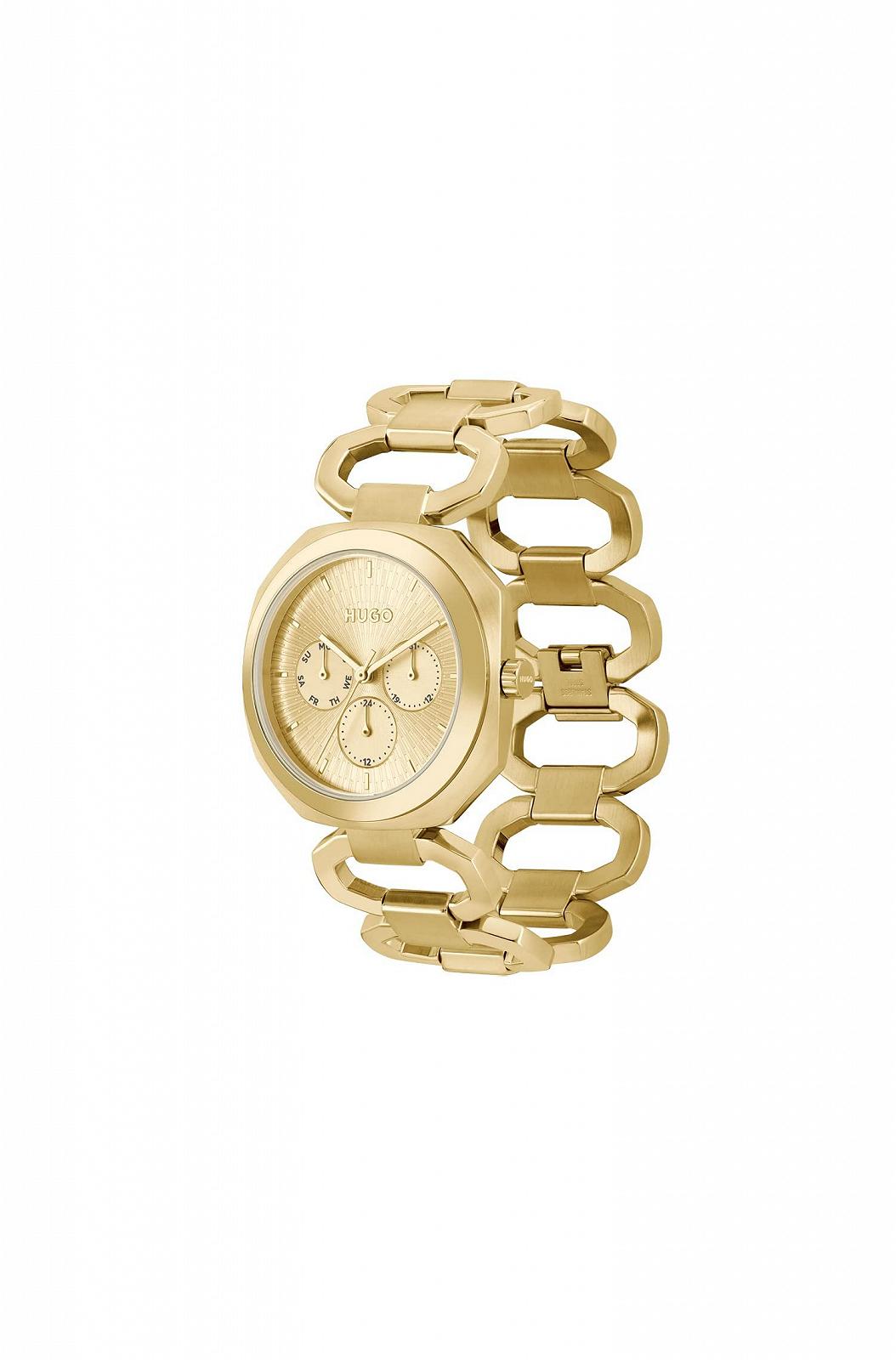 Жіночий кварцовий годинник HUGO Multi Dial Collection #Intense зі ремінцем з нержавіючої сталі, фото №2