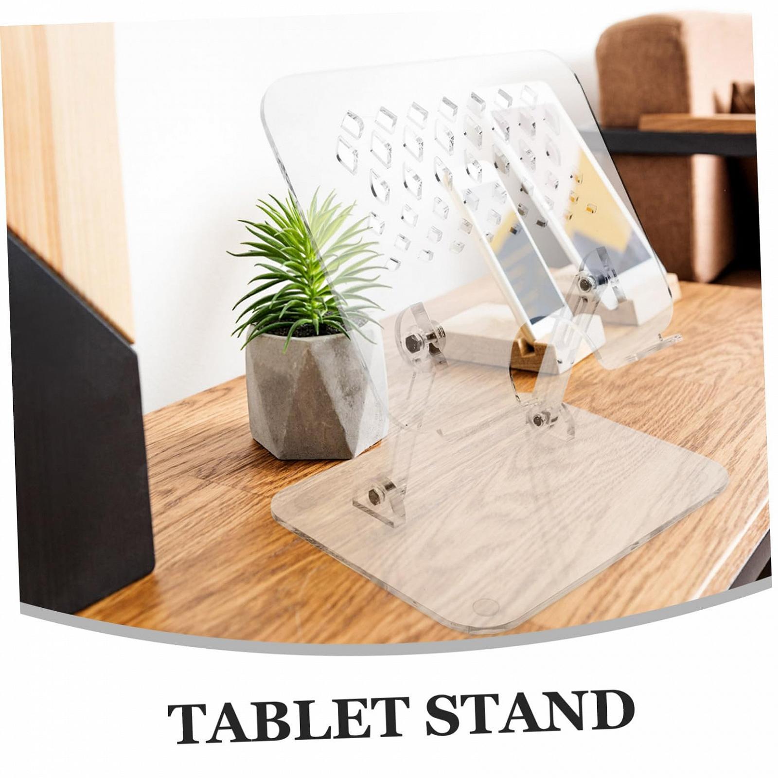 Підставка для ноутбука акрилова, регульована, компактна та легка, ергономічний дизайн, універсальна, фото №7