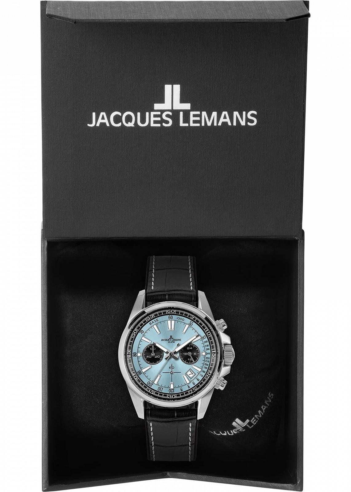 Хронограф Jacques Lemans Sunburst Dial 1-2117, фото №3