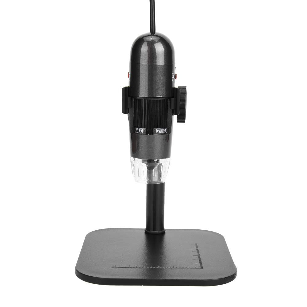 Цифровой микроскоп S04, 25x-600x USB-микроскоп с рычажным держателем, 8 LED-ламп, пластиковый корпус, DSP-Master, фото №9