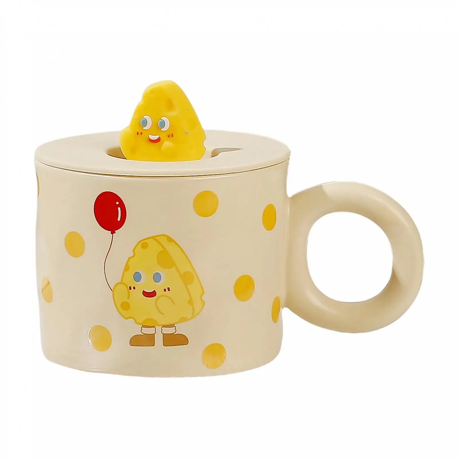 Керамічна чашка з кришкою Kaffeetasse, фото №1