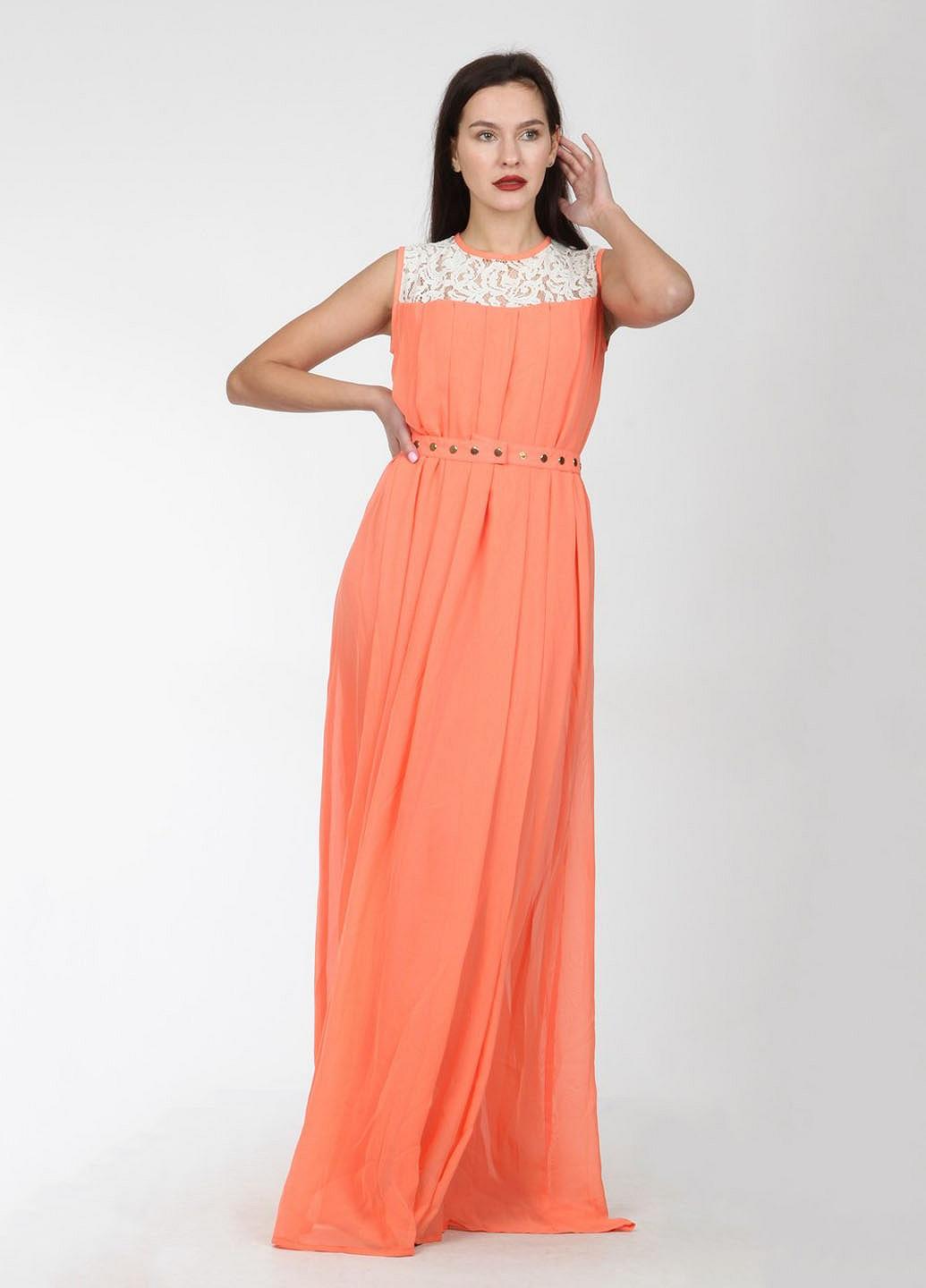 Платье Enna Levoni M Персиковый (ND-3513-8-Peach), фото №2 Платье Enna Levoni M Персиковый (ND-3513-8-Peach), фото №2