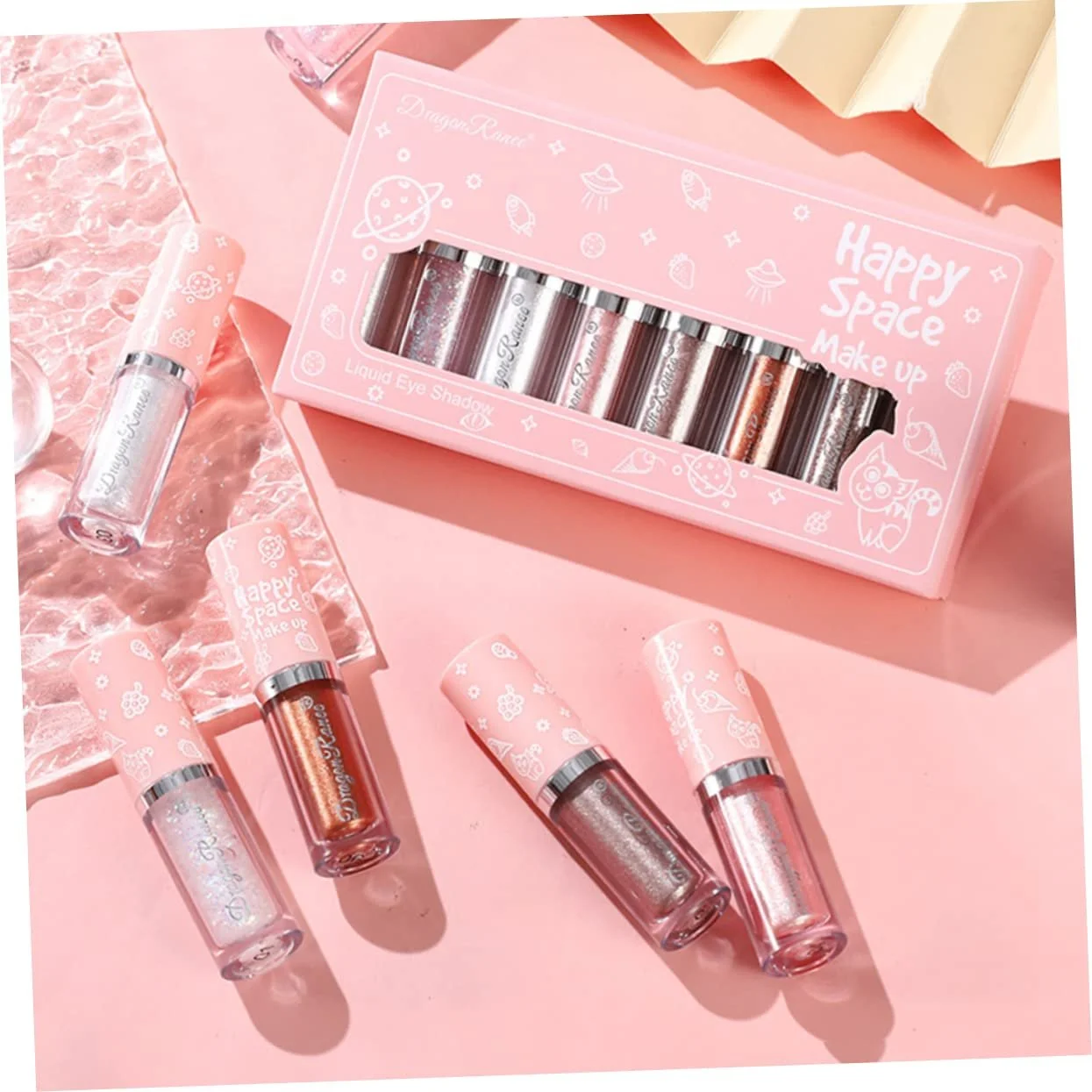 Підводка для очей рідка з блискітками MAGICLULU, фото №3