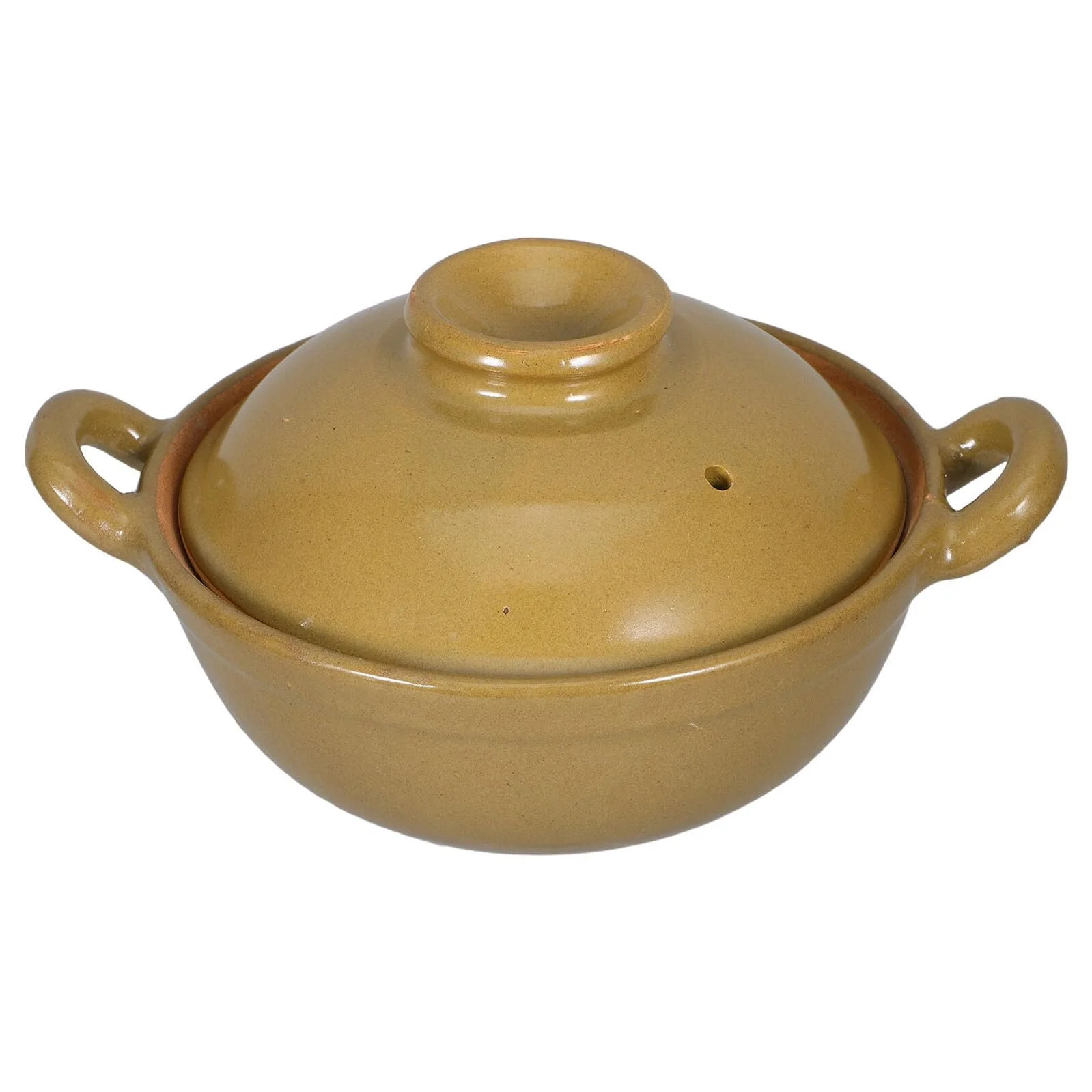 Горщик для запікання Traditioneller Kleiner керамічний з ручкою термостійкий для повільного тушкування, фото №1