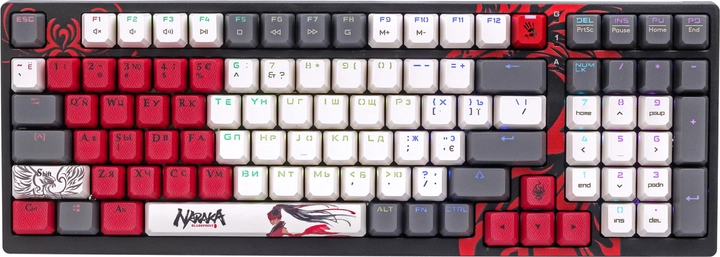 Клавіатура A4Tech Bloody S98 RGB Red Switch USB Naraka, фото №1