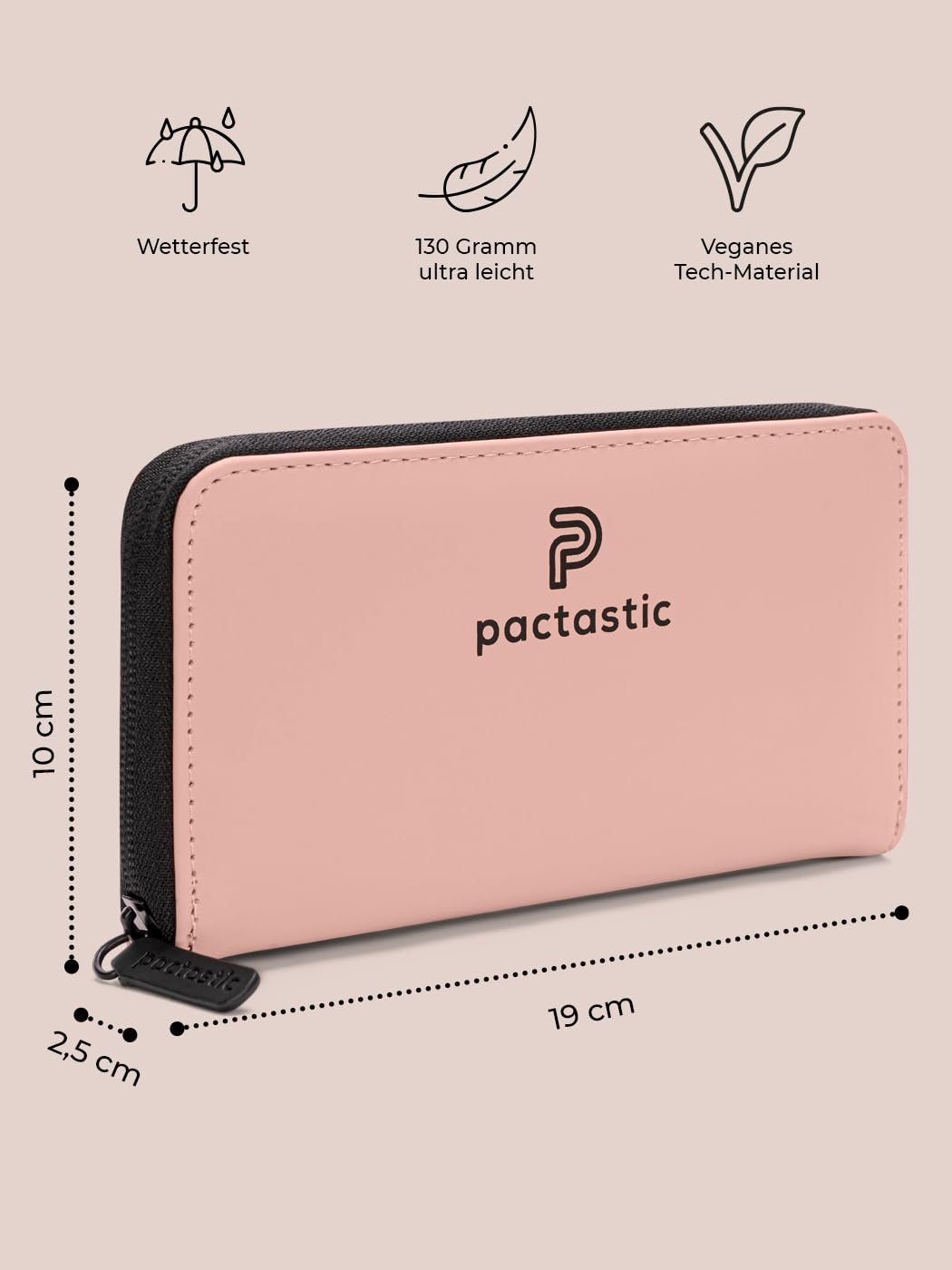Гаманець Pactastic, 12 відділень для карток, відділення для монет, фото №2
