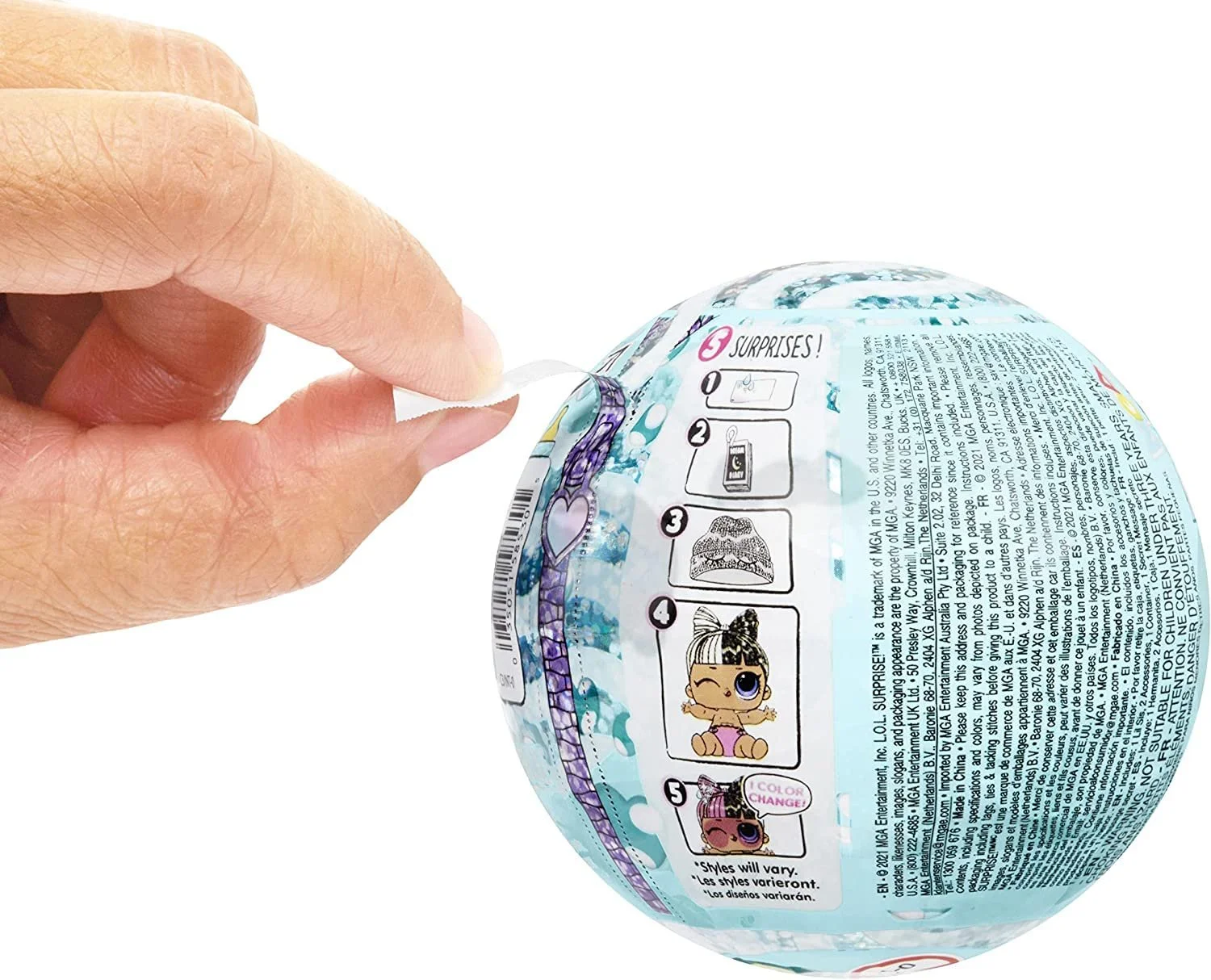 Лялька L.O.L. Surprise! Glitter Colour Change Lil Sis з 5 сюрпризами, фото №7 Лялька L.O.L. Surprise! Glitter Colour Change Lil Sis з 5 сюрпризами, фото №7