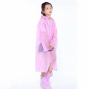 Детская дождевая куртка Однотонная Переходная куртка, складывающаяся Мягкая ткань для лета и осени synthetic.ua - Фото 1