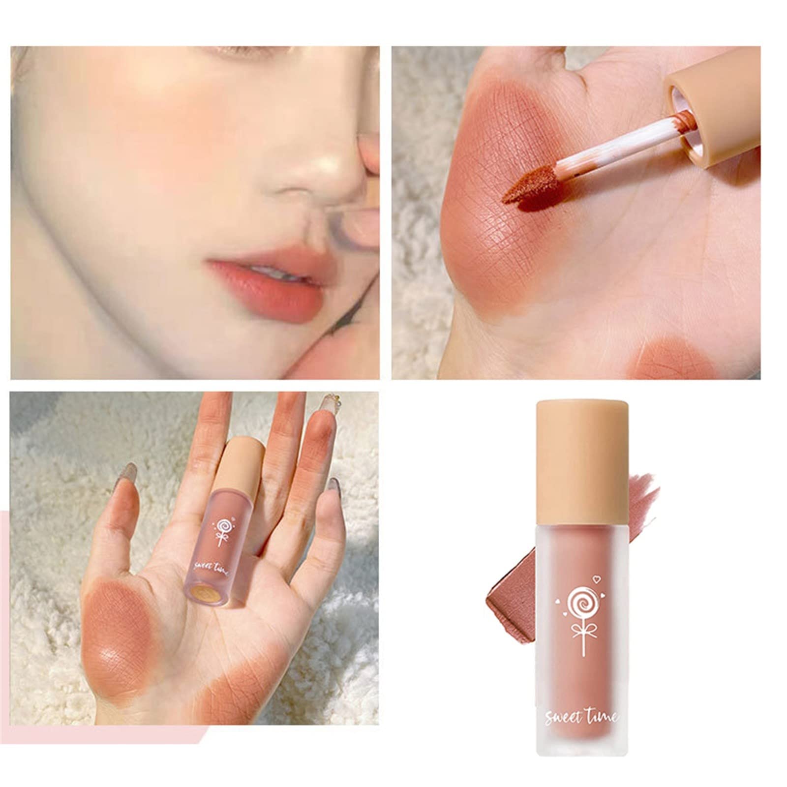 Крем MaNMaNing Matte Liquid Лёгкая Бархатная Текстура Дышащий Ощущение Чистый Цвет Натуральный Щеки MM62800301, фото №2