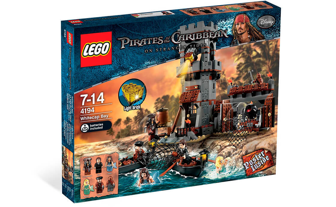 Детский конструктор LEGO Pirates of the Caribbean Бухта Уайткеп 4194, фото №1