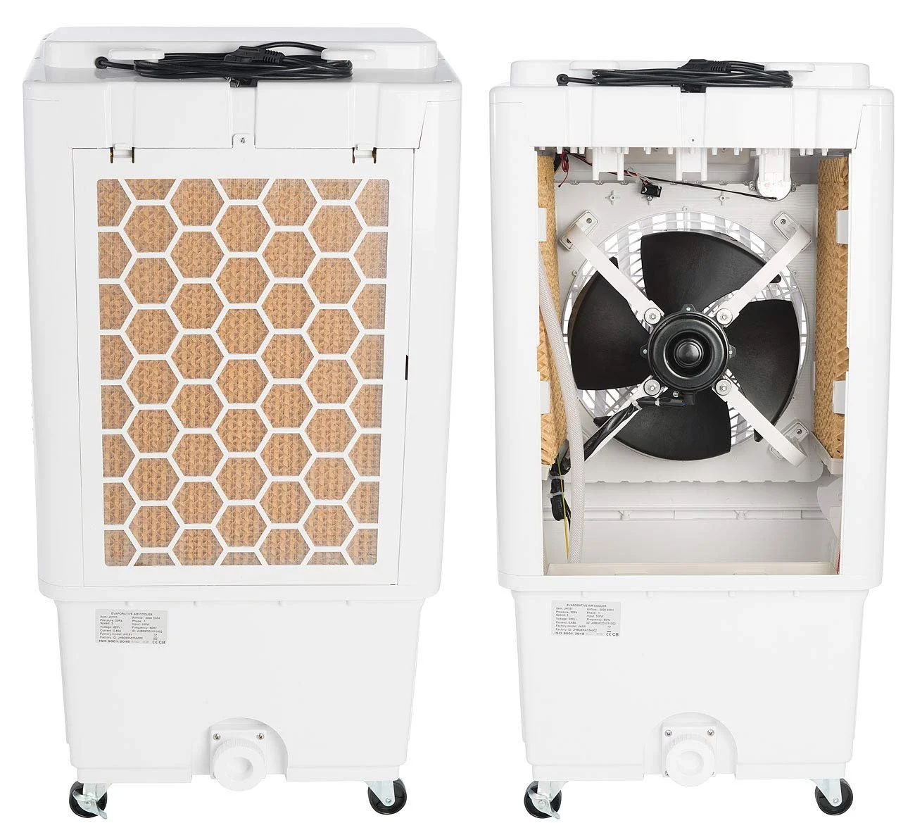 Мобильный охладитель воздуха и увлажнитель Sichler Haushaltsgeräte LW-620 2-в-1 26 л 100 Вт 25 м² с ионизатором, фото №6