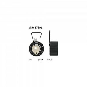 Натяжний ролик ременя ГРМ SKF VKM 17301 для MG ROVER - Фото 1