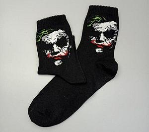 Мужские молодежные носки высокие демисезонные черные 39 - 44 размер - Фото 1