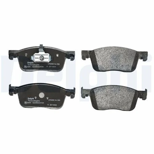 Комплект тормозных колодок, дисковый тормоз DELPHI LP3260 для CITROËN FIAT OPEL PEUGEOT, фото №2 Комплект тормозных колодок, дисковый тормоз DELPHI LP3260 для CITROËN FIAT OPEL PEUGEOT, фото №2
