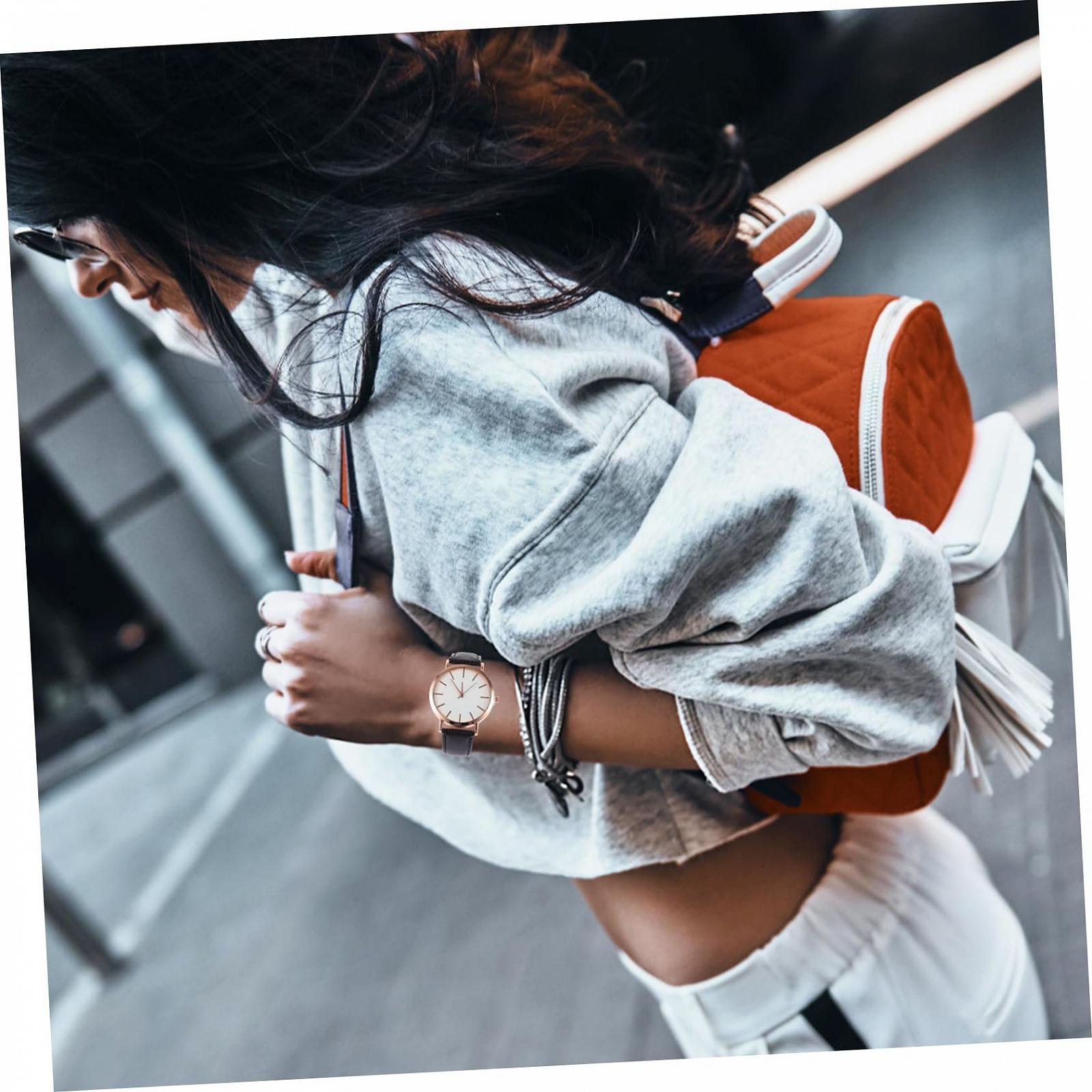 Женские часы OATIPHO Кварцевые С ПУ кожаным ремешком Водонепроницаемые, фото №4 Женские часы OATIPHO Кварцевые С ПУ кожаным ремешком Водонепроницаемые, фото №4