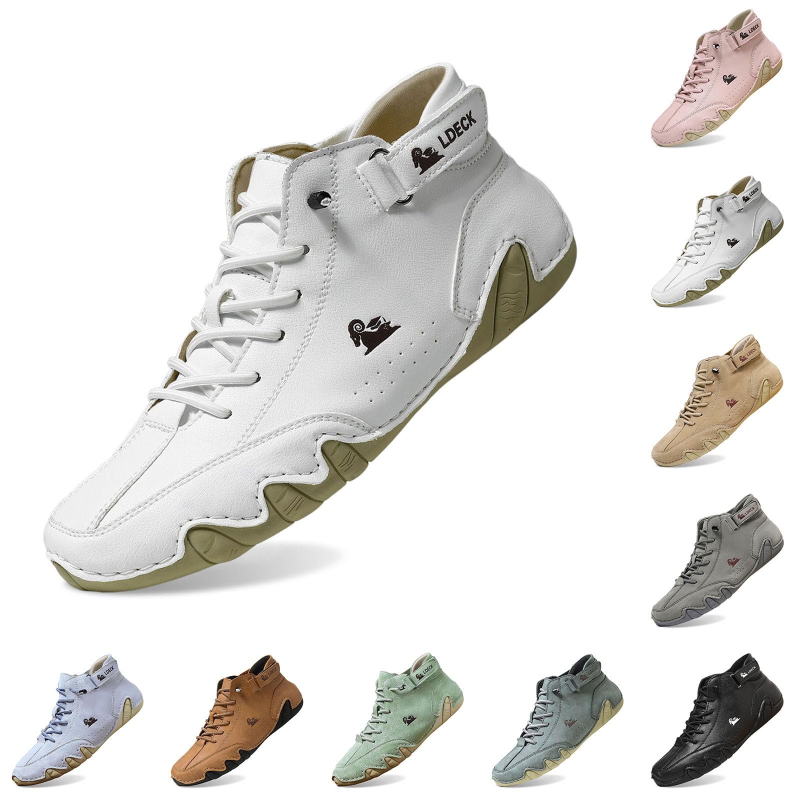 Взуття BarfuB Ultra Comfortable Non-Slip из натуральной кожи Flexao и Wandara Orthoschuhe для женщин, мужчин, большие размеры, фото №6