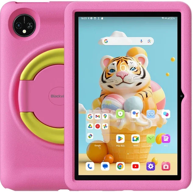 Планшет 10.1" Blackview Tab 80 Kids 4+8/64Gb 4G 2-SIM 8 ядер Android 14 7680 mAh Pink, фото №1