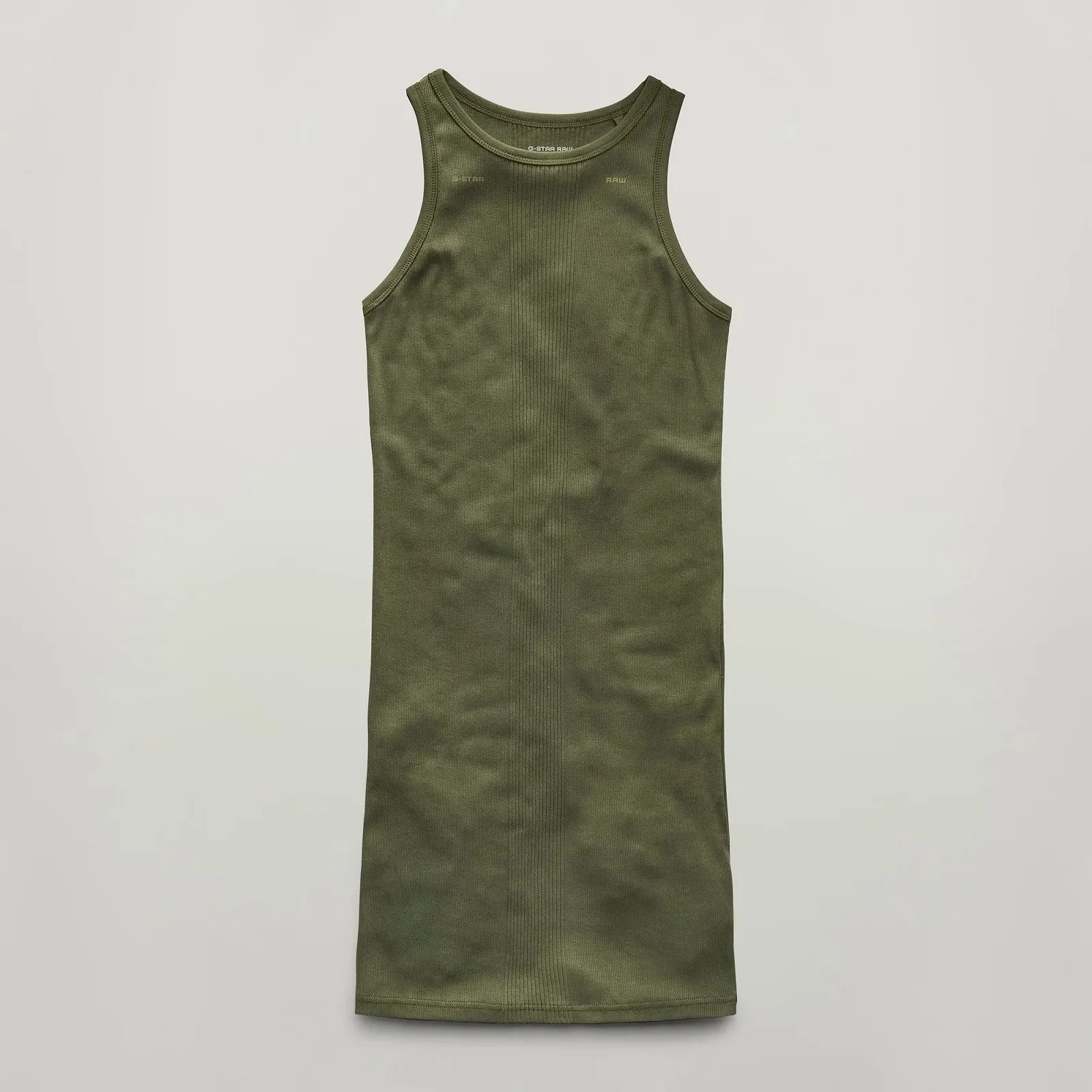Женское платье G-Star Engineered Rib Tank Dress Shadow Olive - S, фото №4 Женское платье G-Star Engineered Rib Tank Dress Shadow Olive - S, фото №4