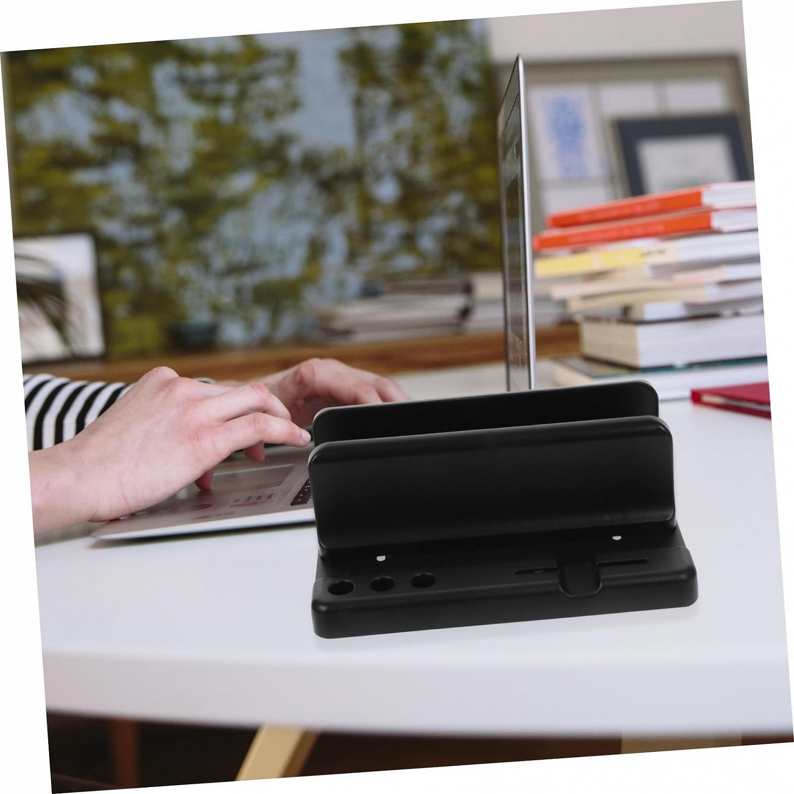 Вертикальна підставка для ноутбука Housoutil Чорний, фото №5