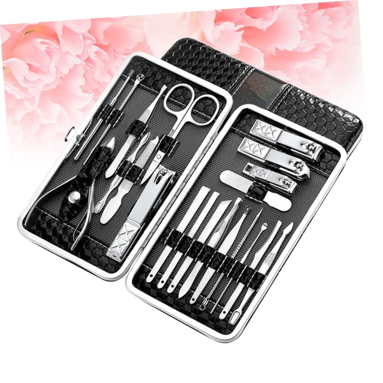 Набір для манікюру та педикюру VALICLUD 21 шт. Чорний, фото №5 Набір для манікюру та педикюру VALICLUD 21 шт. Чорний, фото №5