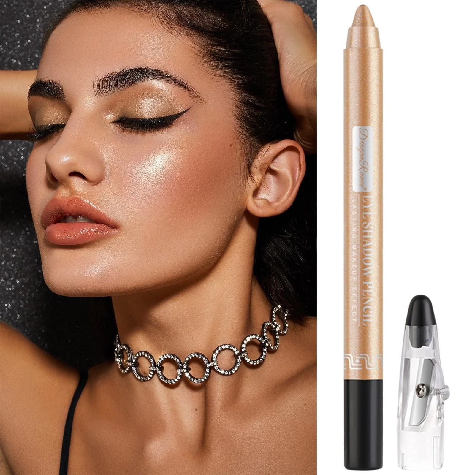 Підводка для очей з блискітками Generic, фото №6