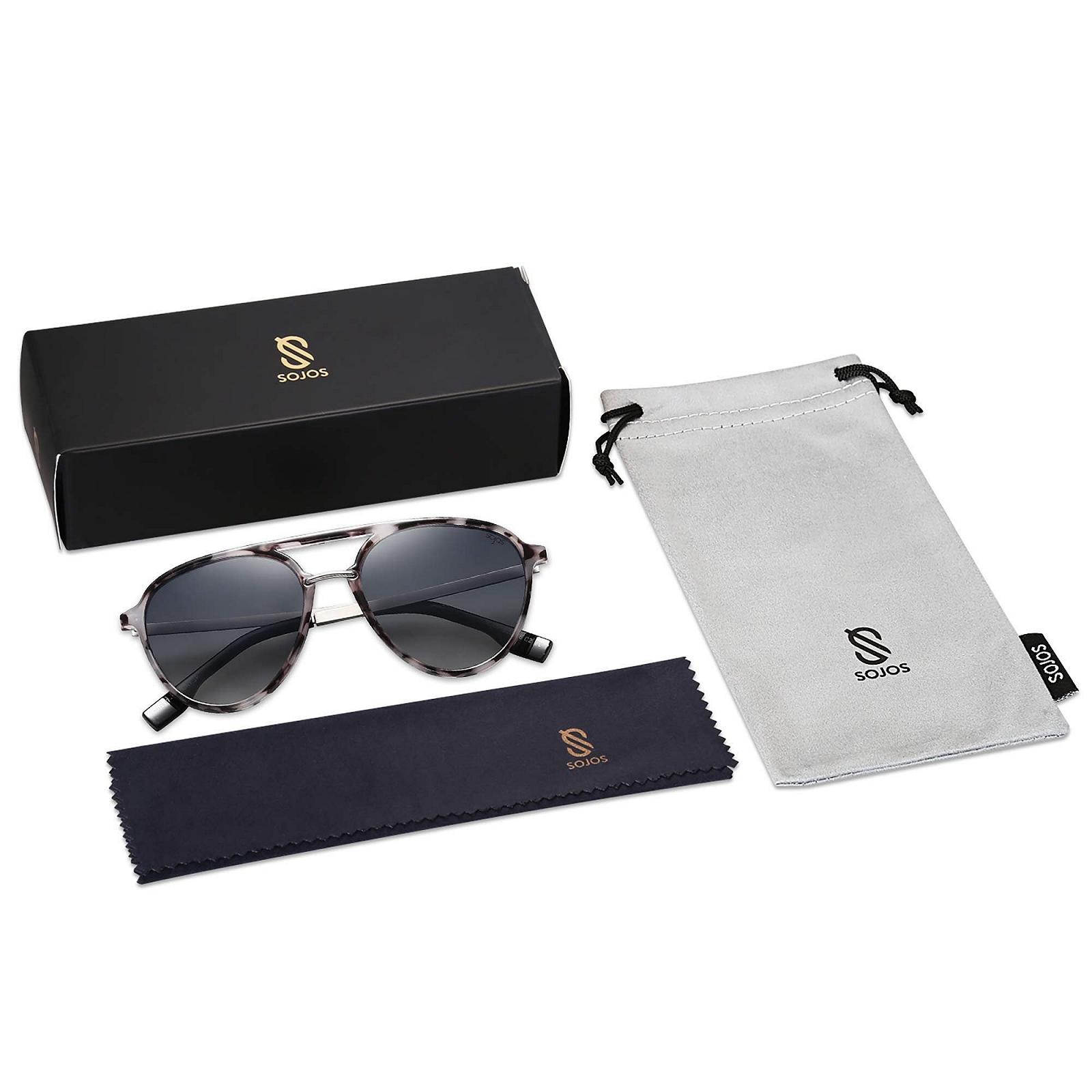 Сонцезахисні окуляри Унісекс SOJOS SJ2078 Поляризовані Ретро Овальні Круглі Модні, фото №6