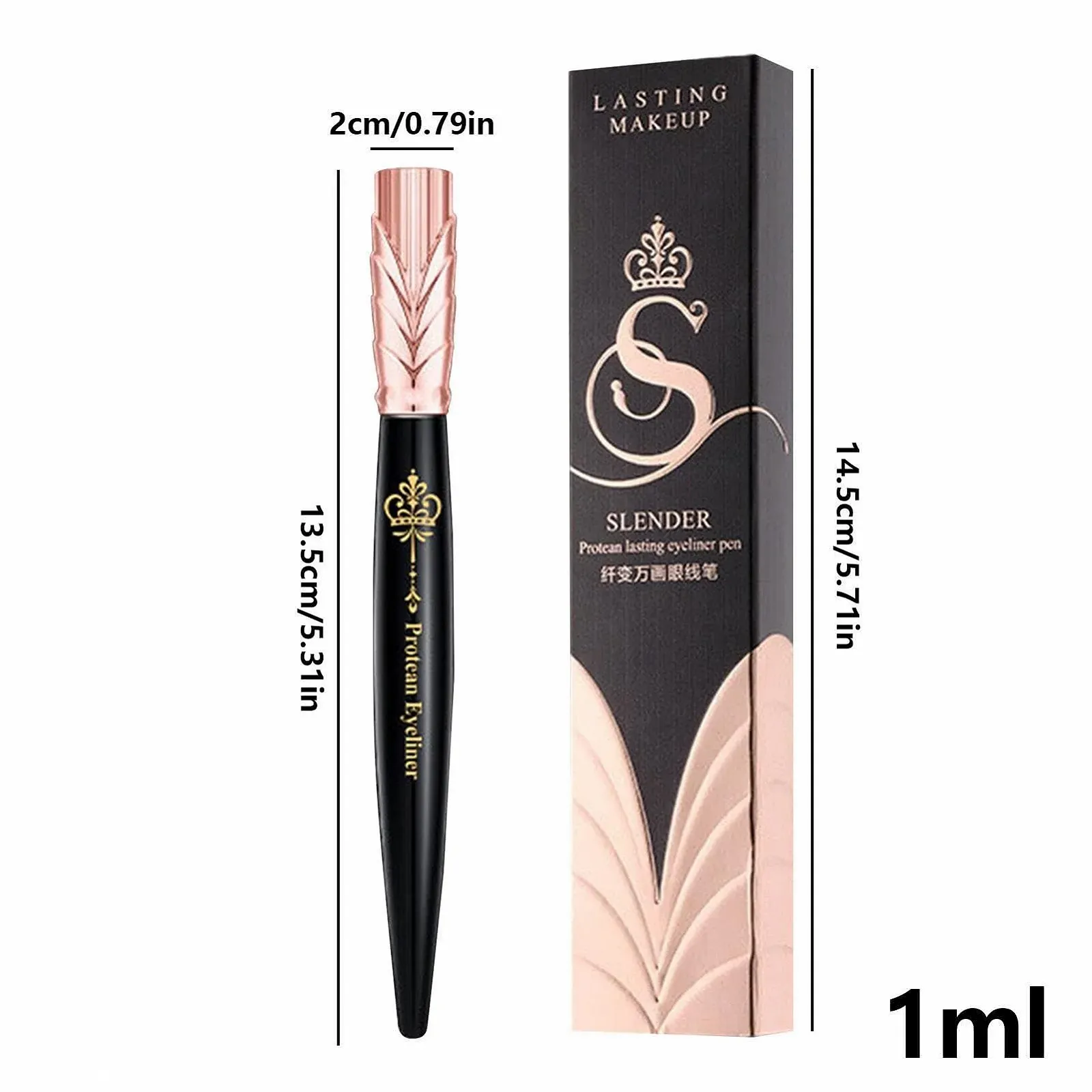 Підводка для очей Puzzlegame Рідка Чорна, фото №6