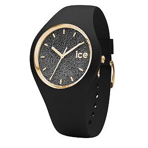 Годинник Ice-Watch ICE glitter black жіночий з силіконовим ремінцем - Фото 1