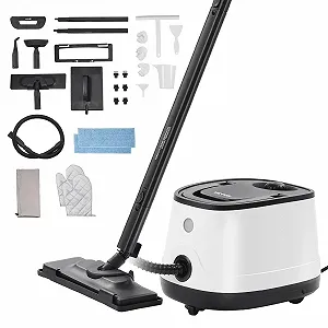 Пароочисник VEVOR багатоцільовий з 27 аксесуарами, подовженим шнуром живлення 1,5 м, баком 1,5 л - Фото 1