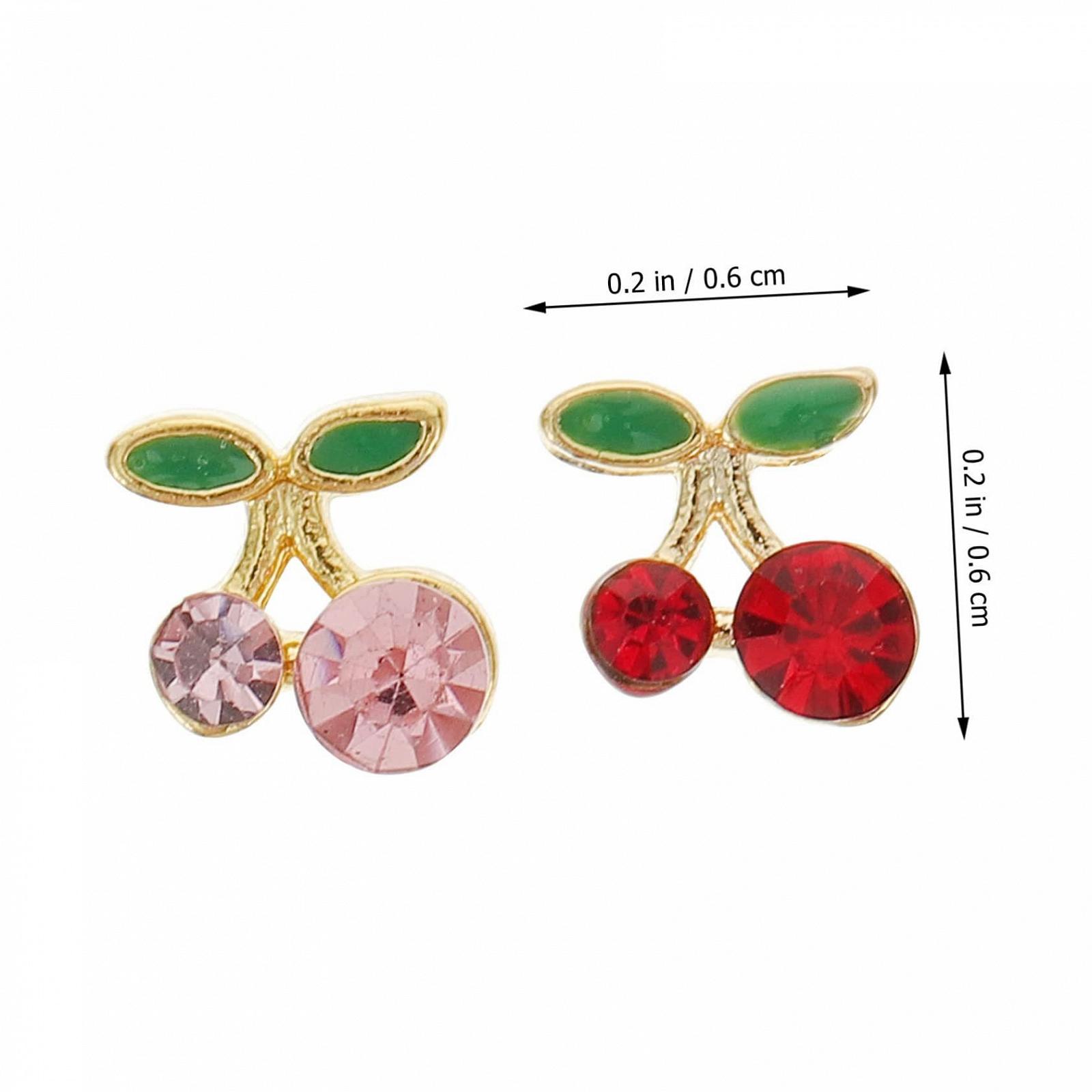 Прикраса для нігтів Вишня WOONEKY 36 шт., фото №2