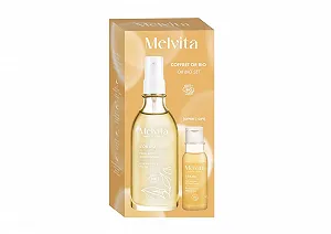 Набір Melvita OR BIO Різдвяний набір 24 Золота олія L'Or Bio 100 мл та Золотий гель для душу L'Or Bio 250 мл - Фото 1