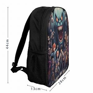 Рюкзак NACHOMACHO Monster Adventurer Школьный для мальчиков и девочек подростков Водонепроницаемый для женщин и мужчин для ноутбука 17 дюймов synthetic.ua - Фото 1