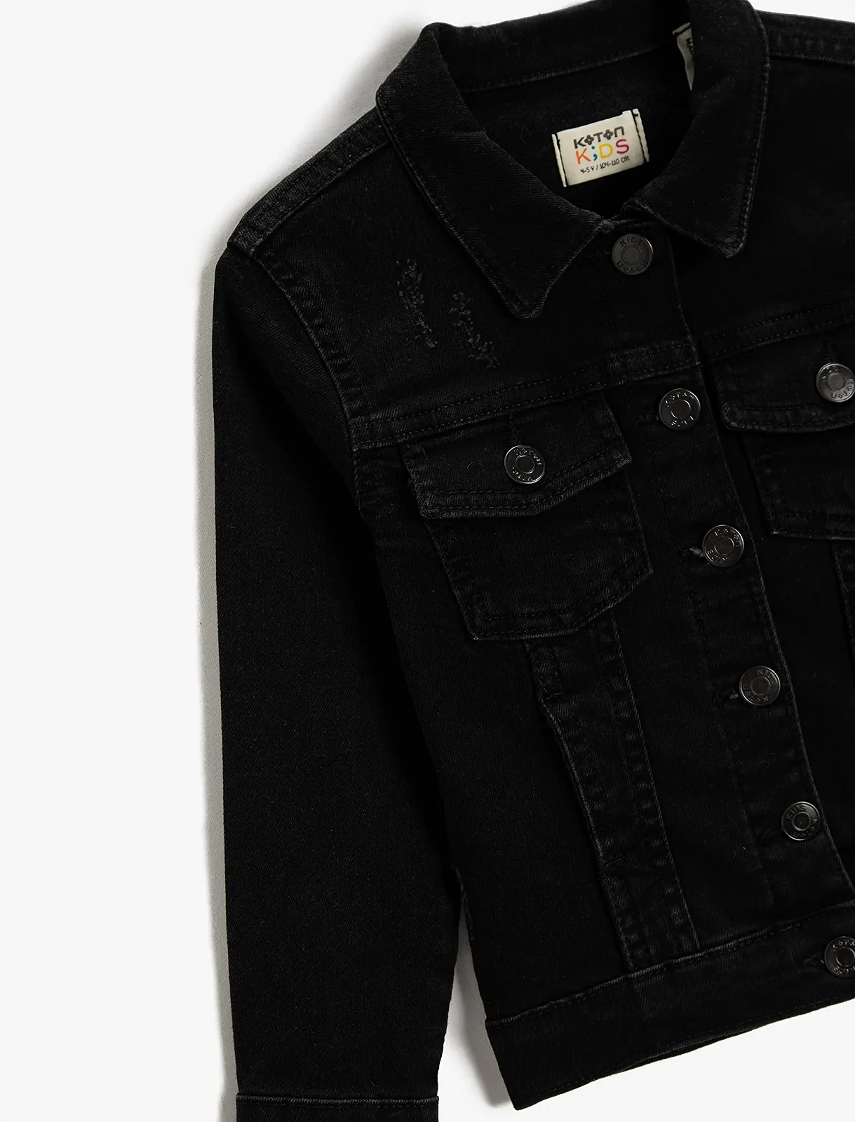 Джинсовая Куртка Koton Хлопковая, фото №4