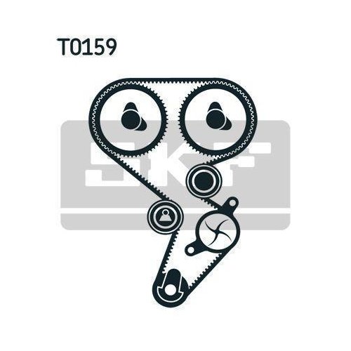 Комплект ременя ГРМ SKF VKMA 06021 для LADA MERCEDES-BENZ NISSAN RENAULT DACIA, фото №3