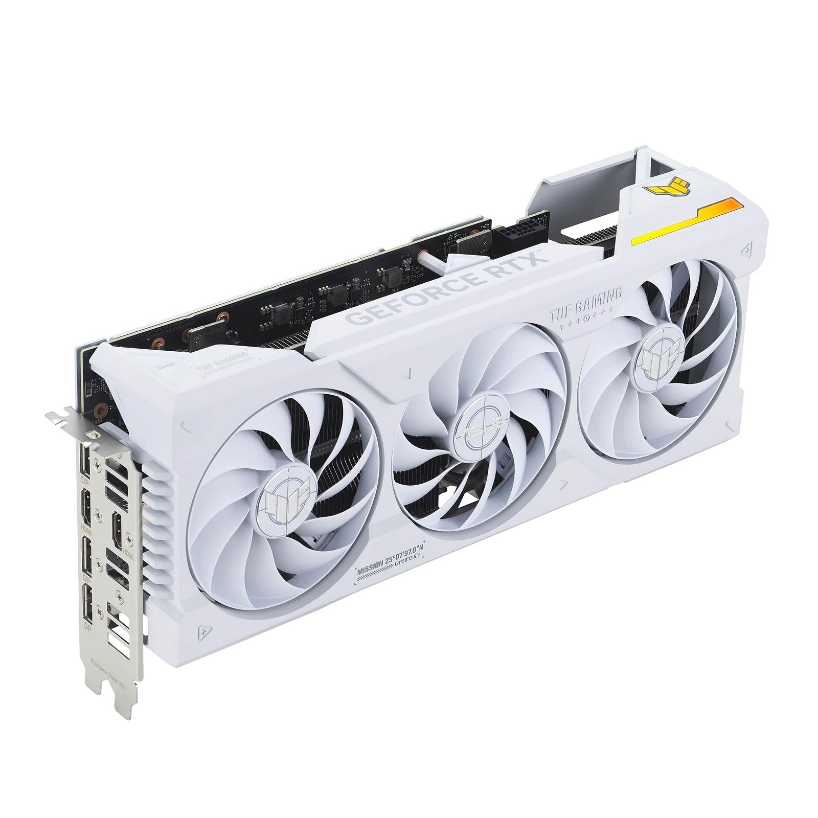 Видеокарта ASUS TUF Gaming GeForce RTX 4070 Ti SUPER 16GB GDDR6X White OC Edition, фото №3