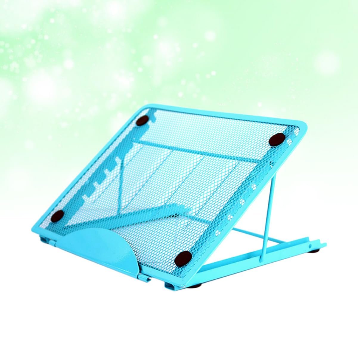 Подставка для ноутбука складная Пластик Портативная охлаждающая основа Легкая и стабильная для рабочего стола Синяя, фото №3