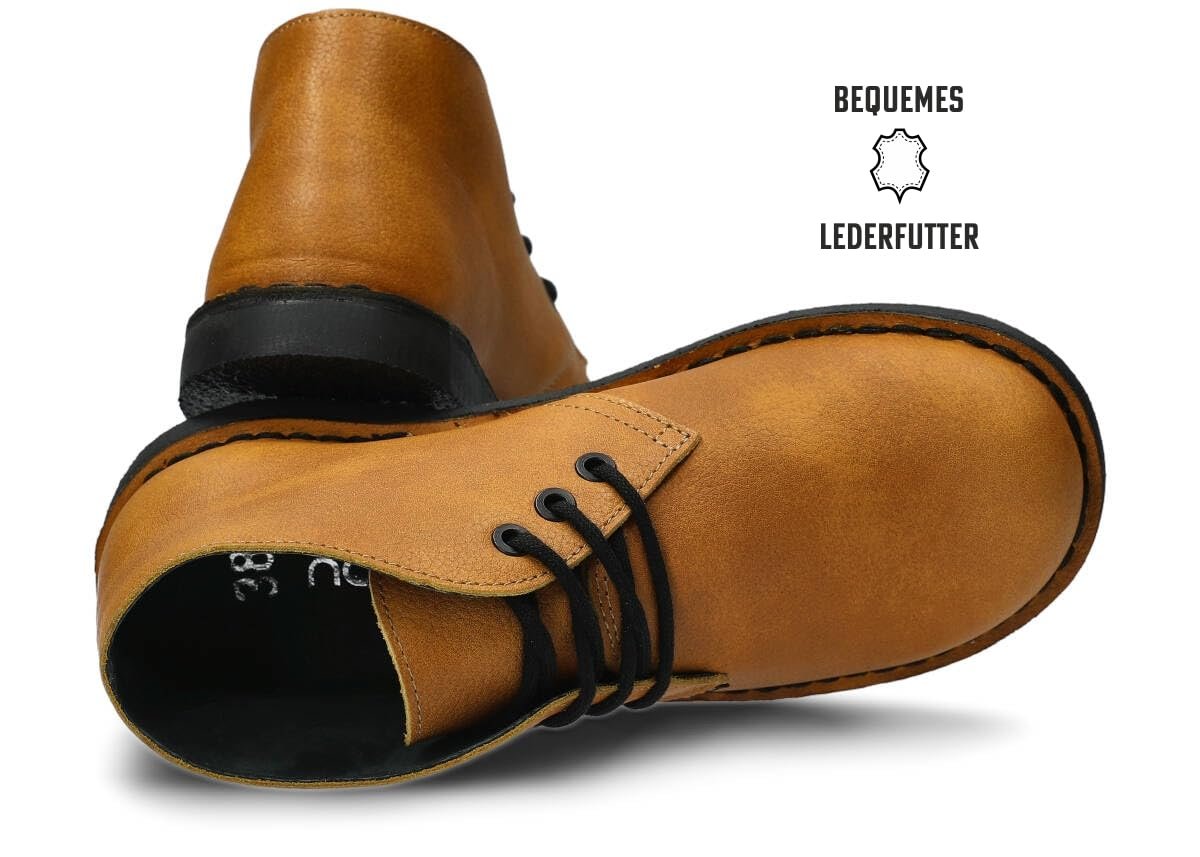 Мужские ботинки Nagaba Кожаные на шнуровке, фото №4