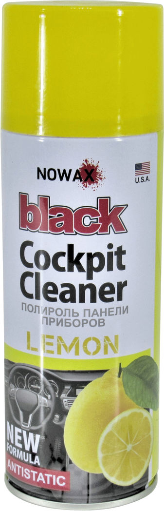 Поліроль пластика Nowax Cockpit Cleaner Lemon 450мл NX00452, фото №1