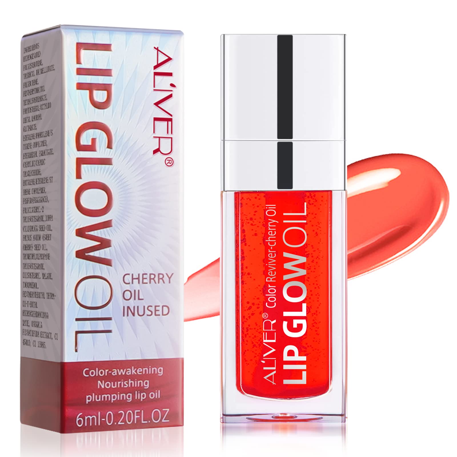 Блеск для губ Lips light увлажняющий объёмный стойкий питательный масло для губ с большой кистью глянцевый праймер (розово-коричневый), фото №1